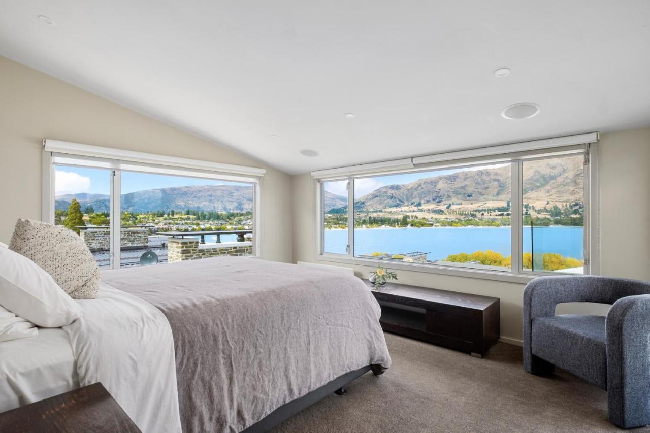 Luxury Lakeview Vista Apartment Wanaka Eksteriør billede