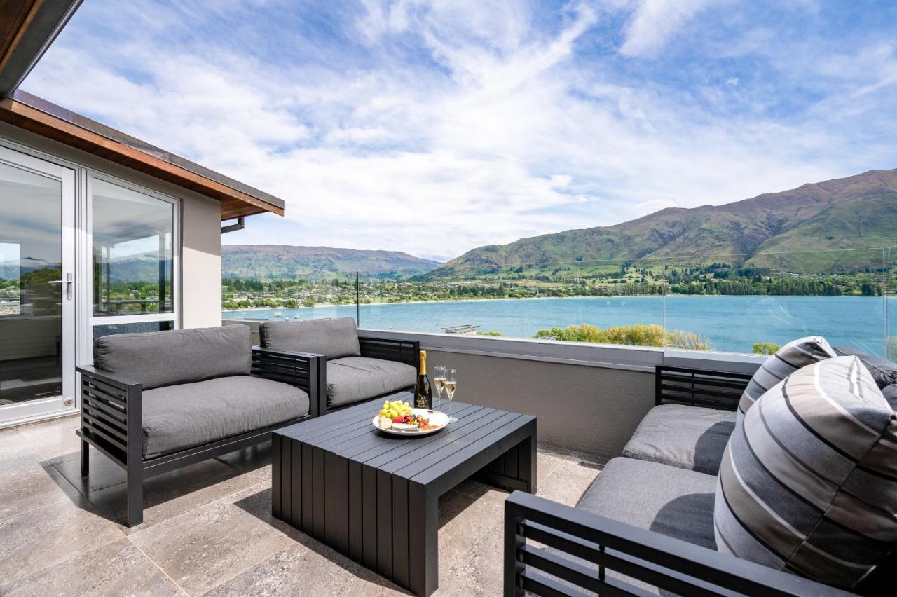 Luxury Lakeview Vista Apartment Wanaka Eksteriør billede