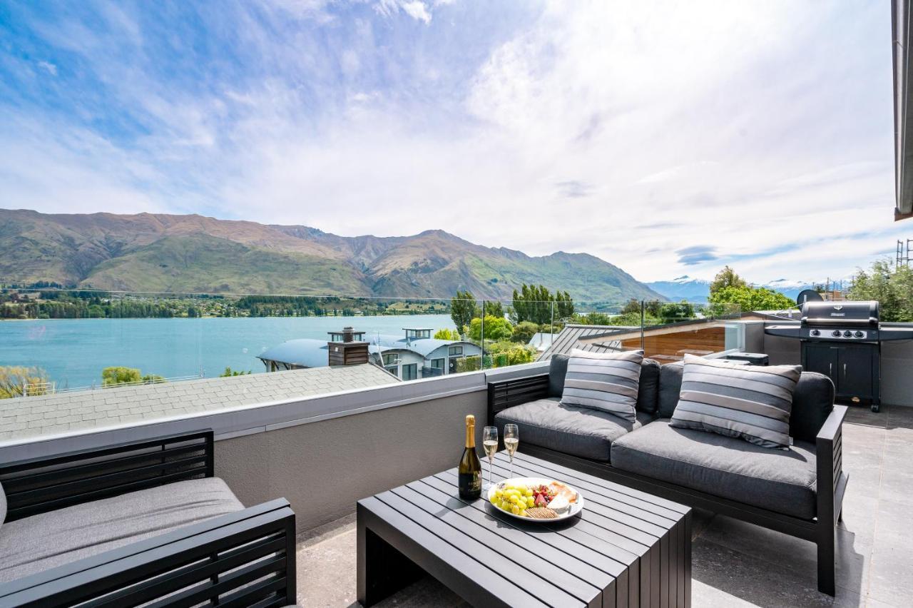 Luxury Lakeview Vista Apartment Wanaka Eksteriør billede