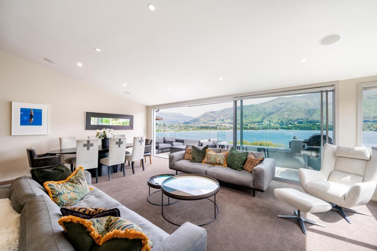 Luxury Lakeview Vista Apartment Wanaka Eksteriør billede
